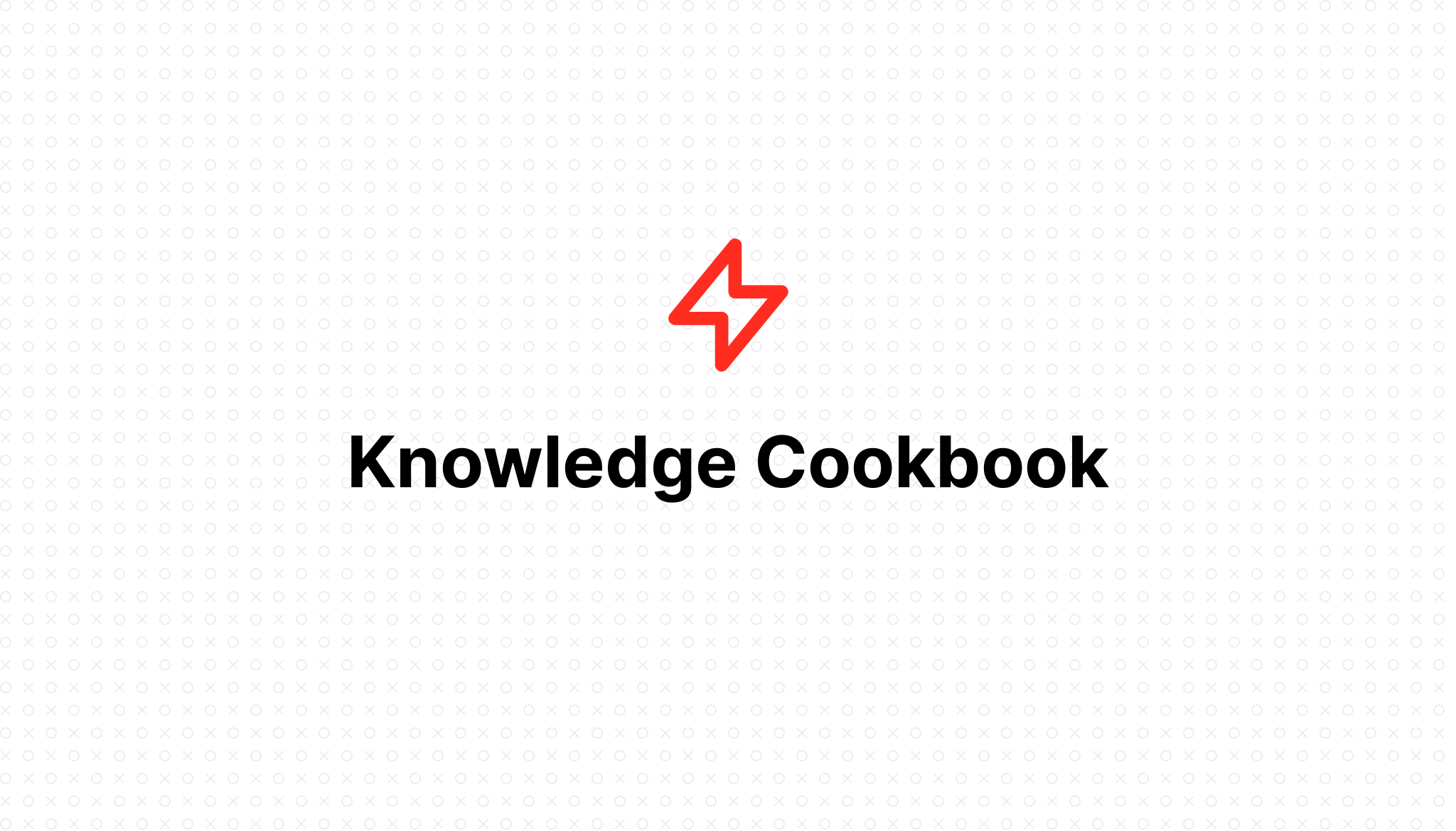 Knowledge Cookbook